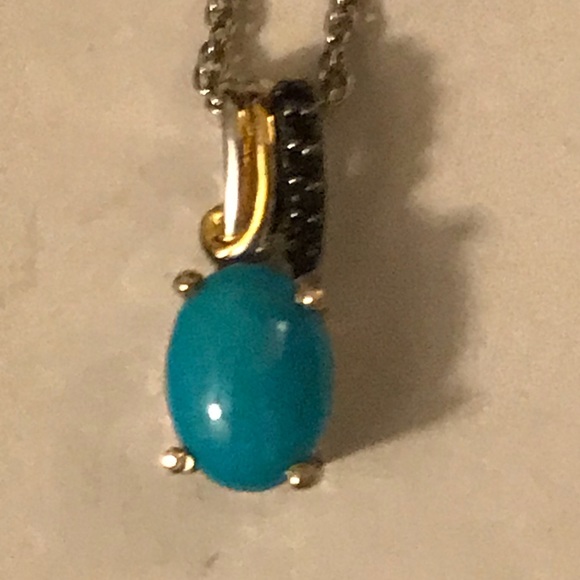 Arizona sleeping beauty turquoise necklace 1.70 - Picture 2 of 6